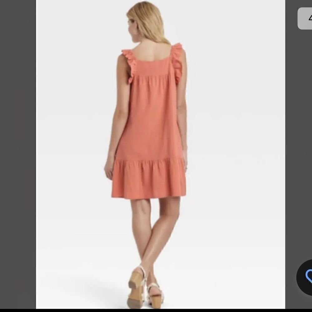 Universal Thread Apricot Womens Flutter Sleeveles… - image 13